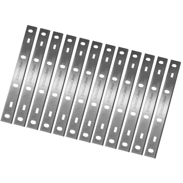 Woodstar PT 85 / Scheppach HMS 2000 Hobelmesser 210x22x1,8mm | 12 Stück hobelmesser.net 2